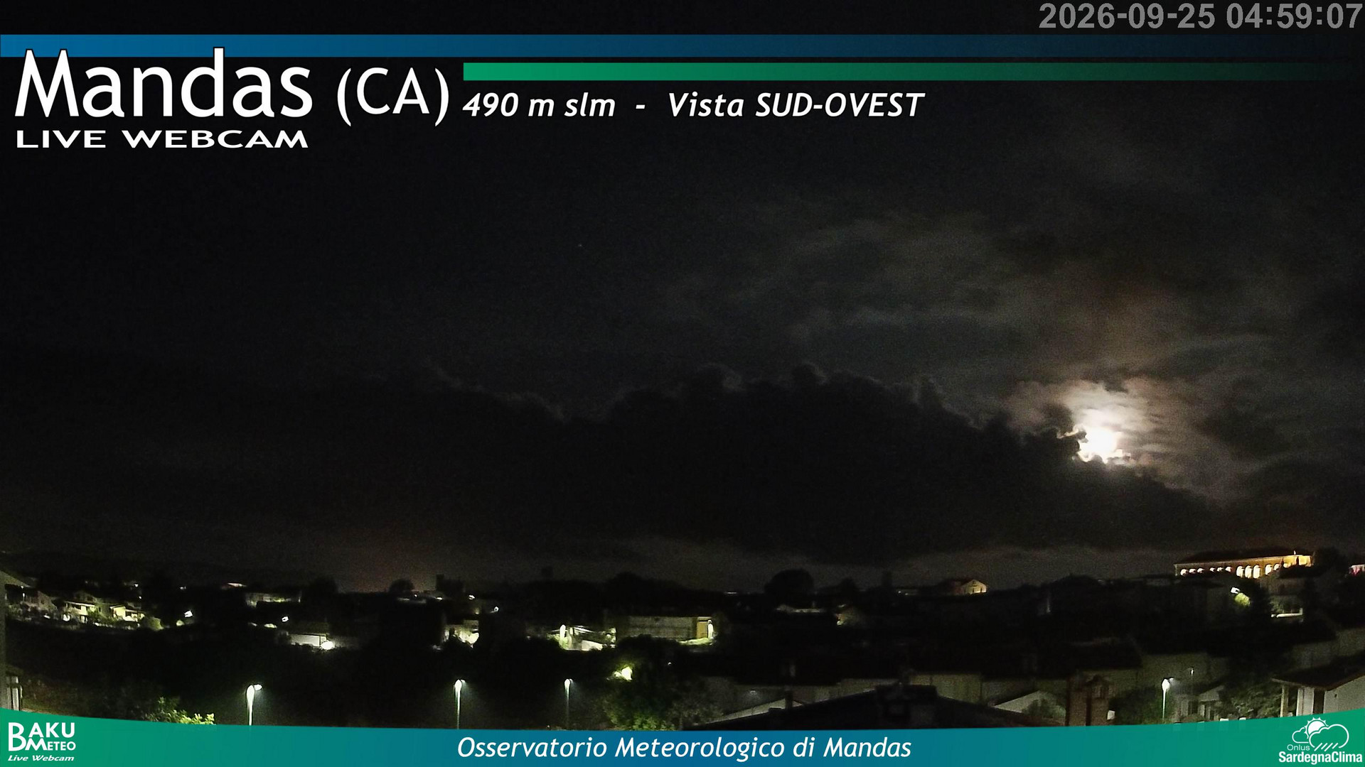 time-lapse frame, Mandas webcam