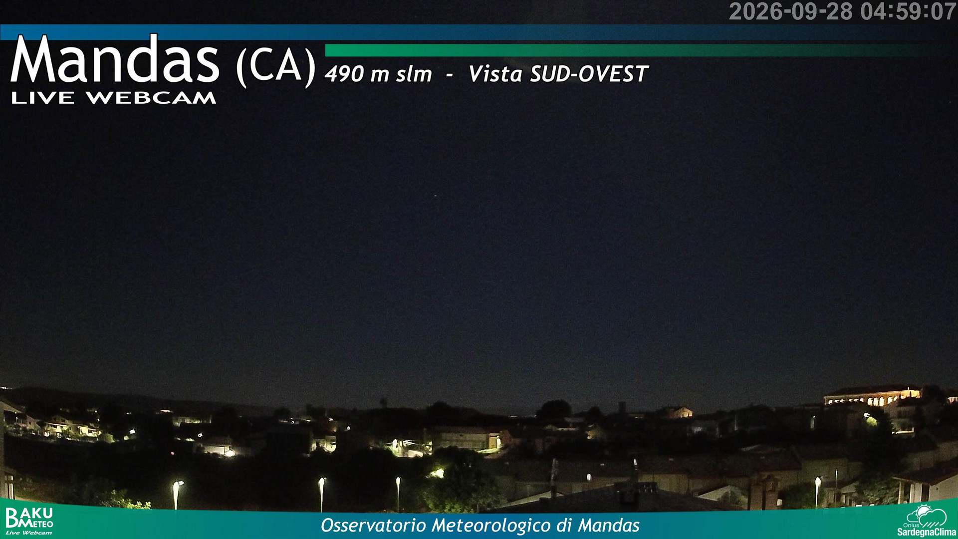time-lapse frame, Mandas webcam