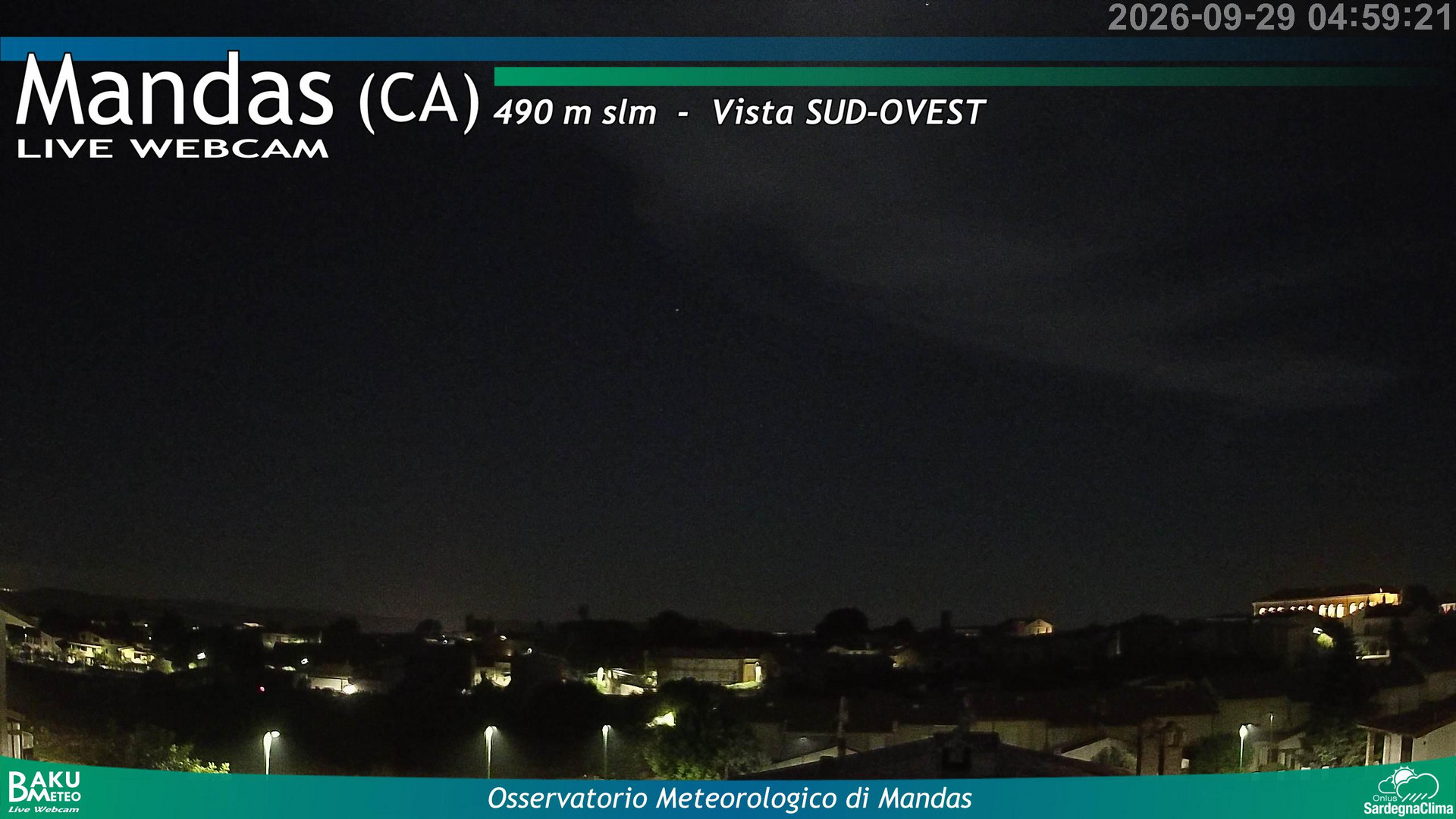 time-lapse frame, Mandas webcam
