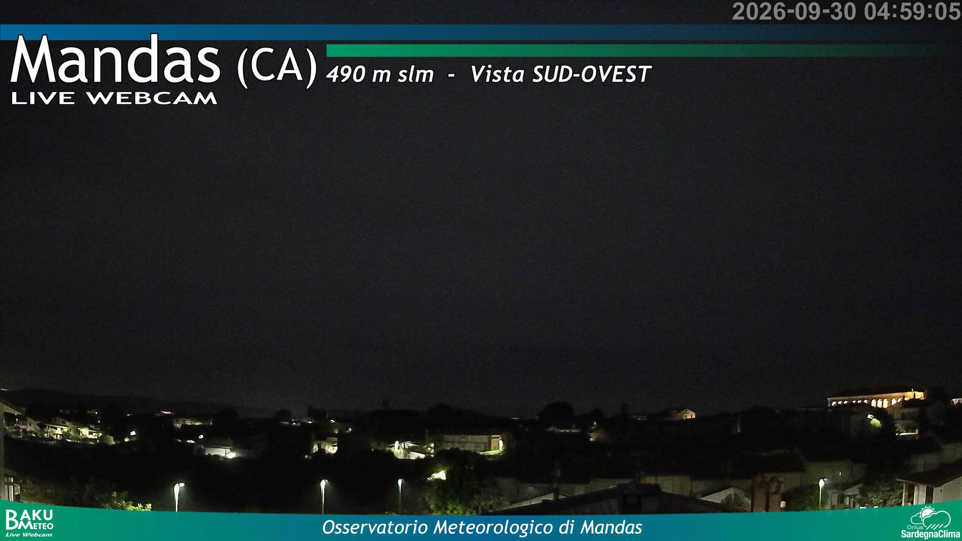 time-lapse frame, Mandas webcam