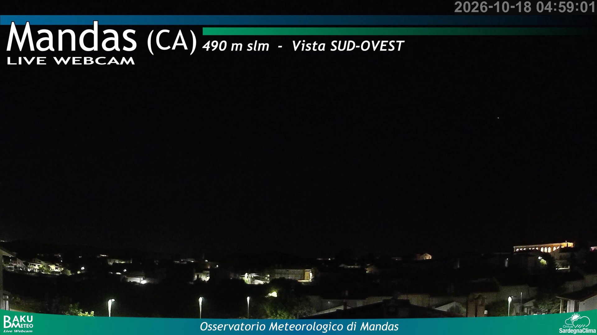 time-lapse frame, Mandas webcam