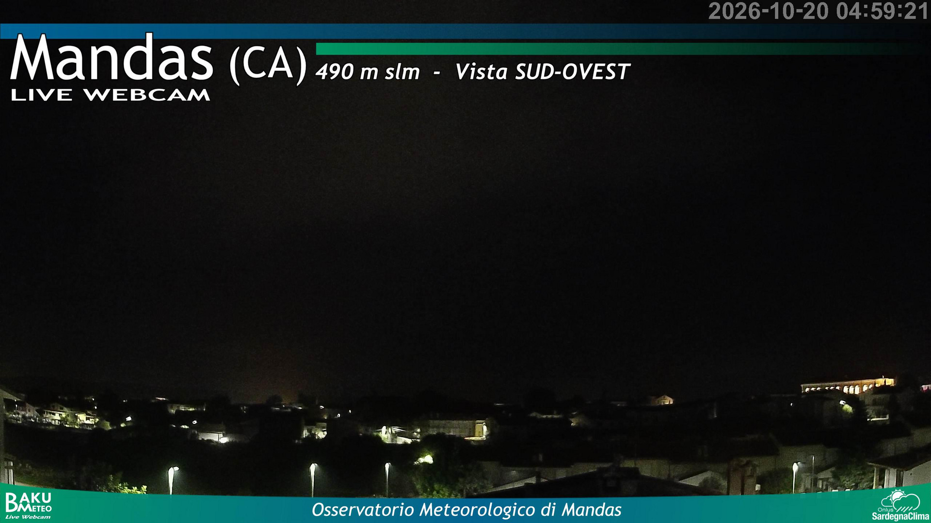 time-lapse frame, Mandas webcam