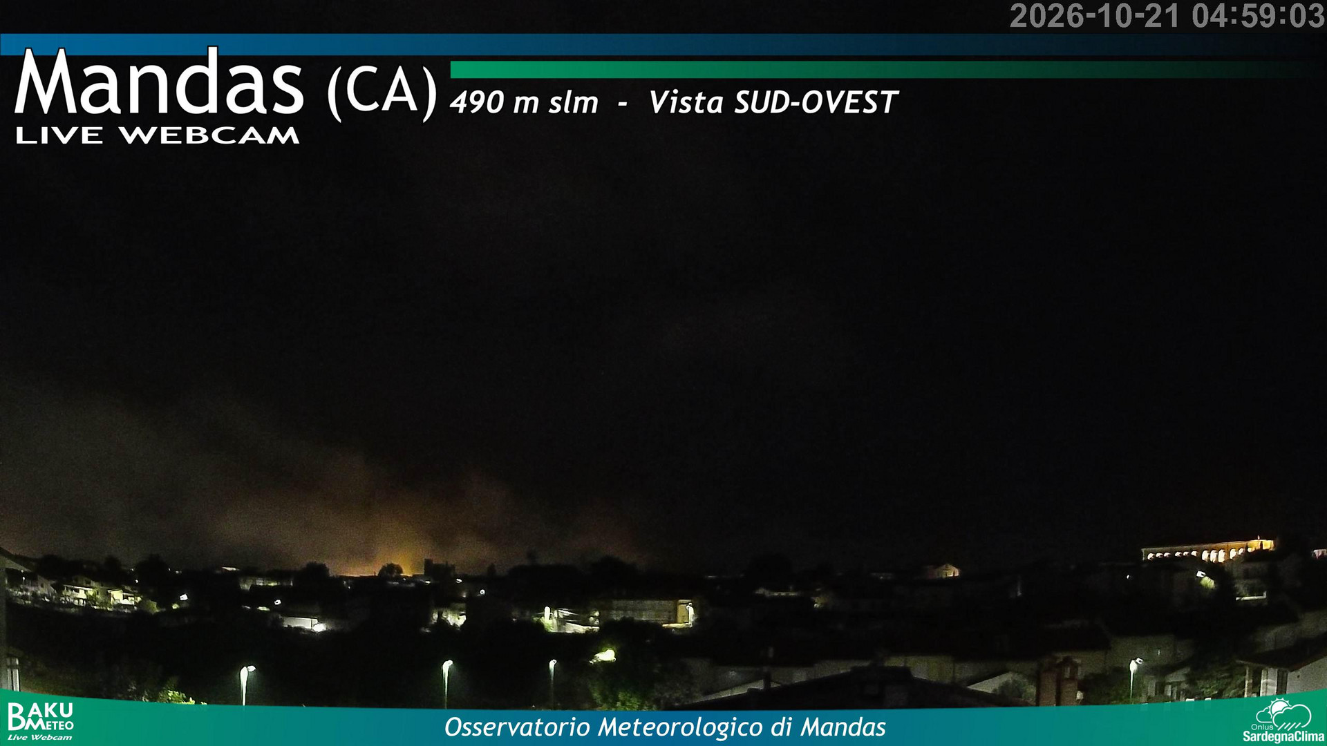 time-lapse frame, Mandas webcam