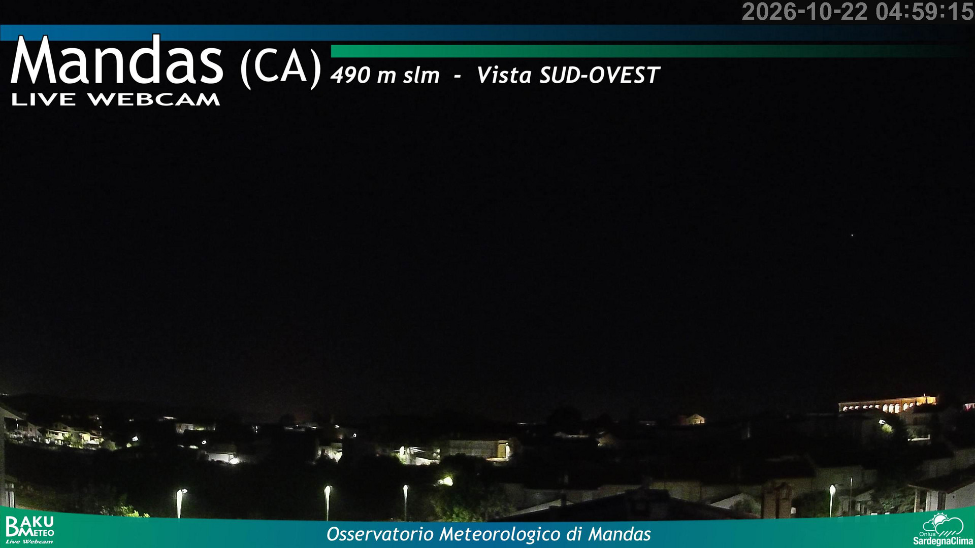 time-lapse frame, Mandas webcam