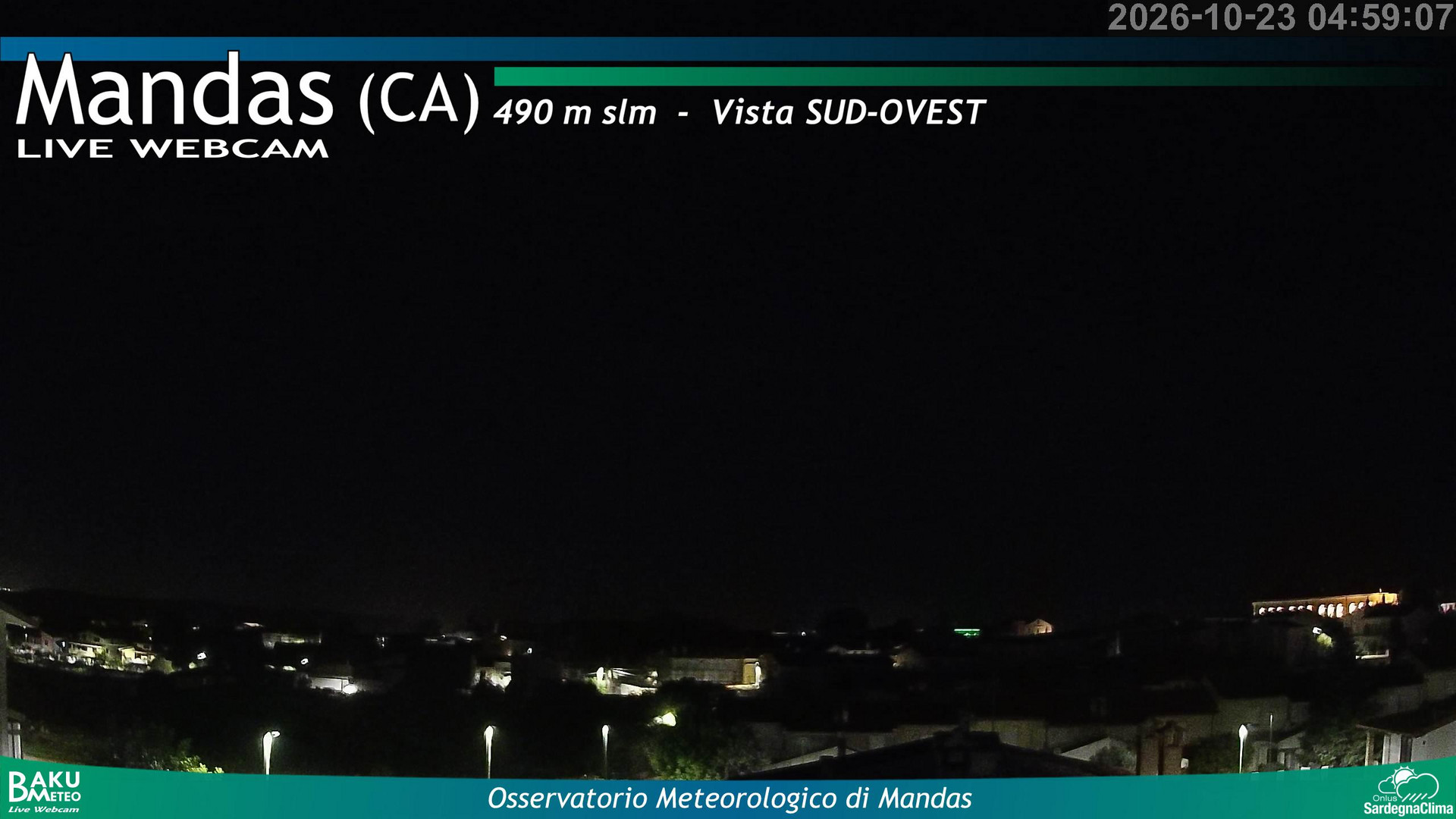 time-lapse frame, Mandas webcam