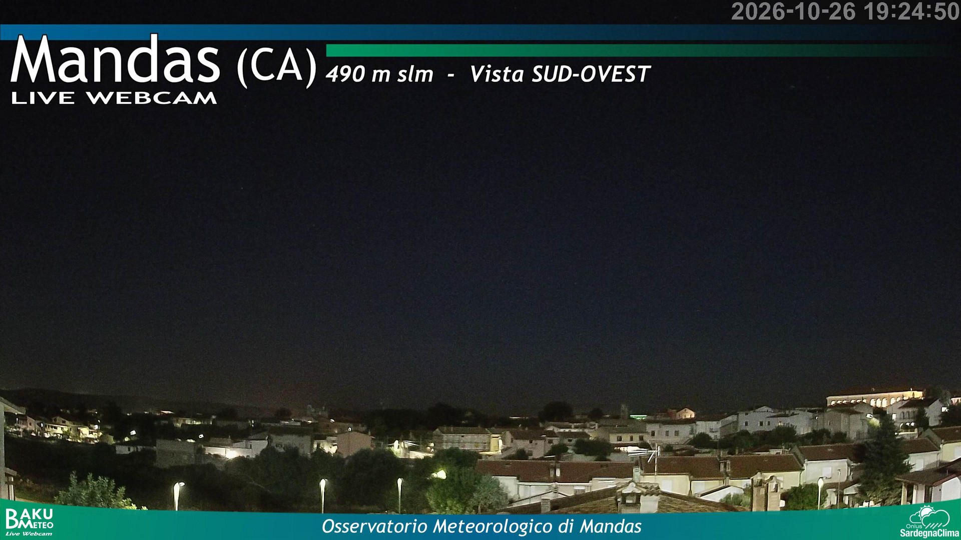 time-lapse frame, Mandas webcam