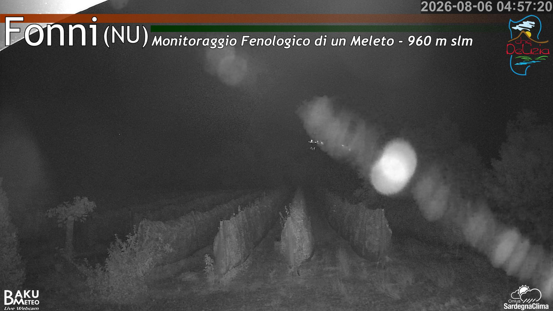 time-lapse frame, Fonni Meleto webcam