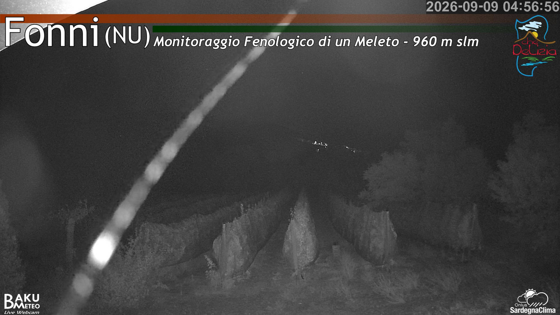 time-lapse frame, Fonni Meleto webcam
