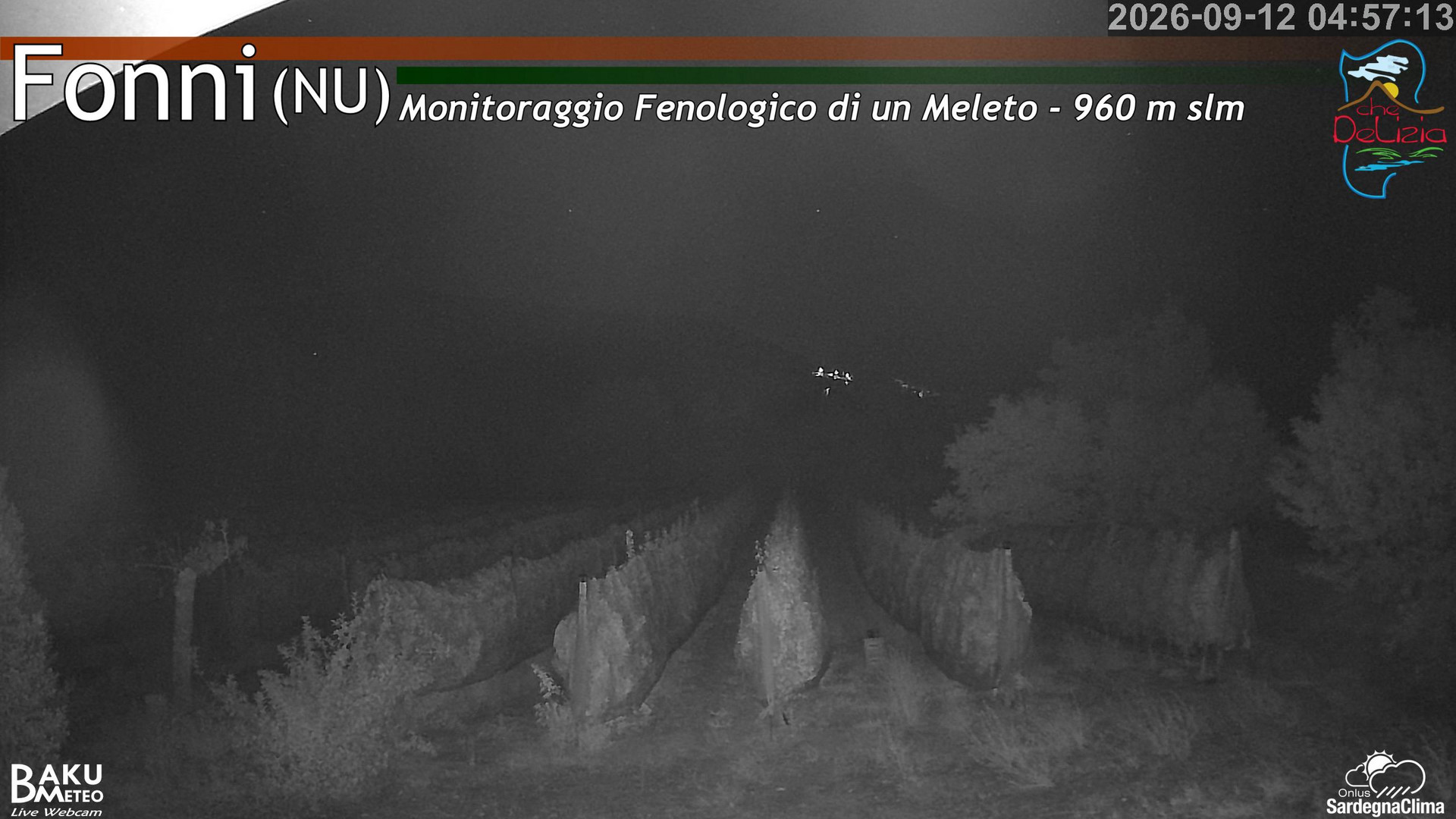 time-lapse frame, Fonni Meleto webcam