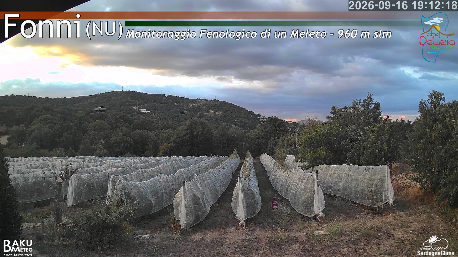 time-lapse frame, Fonni Meleto webcam