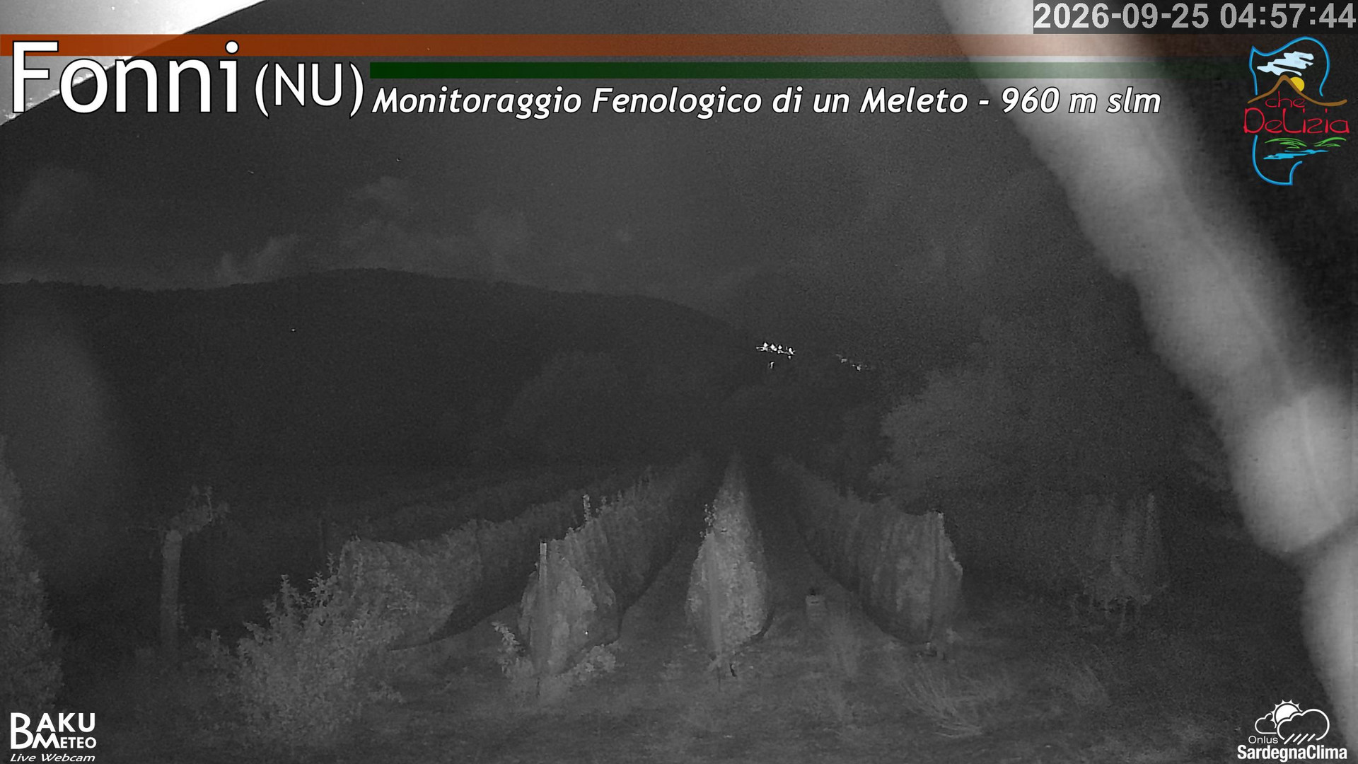 time-lapse frame, Fonni Meleto webcam