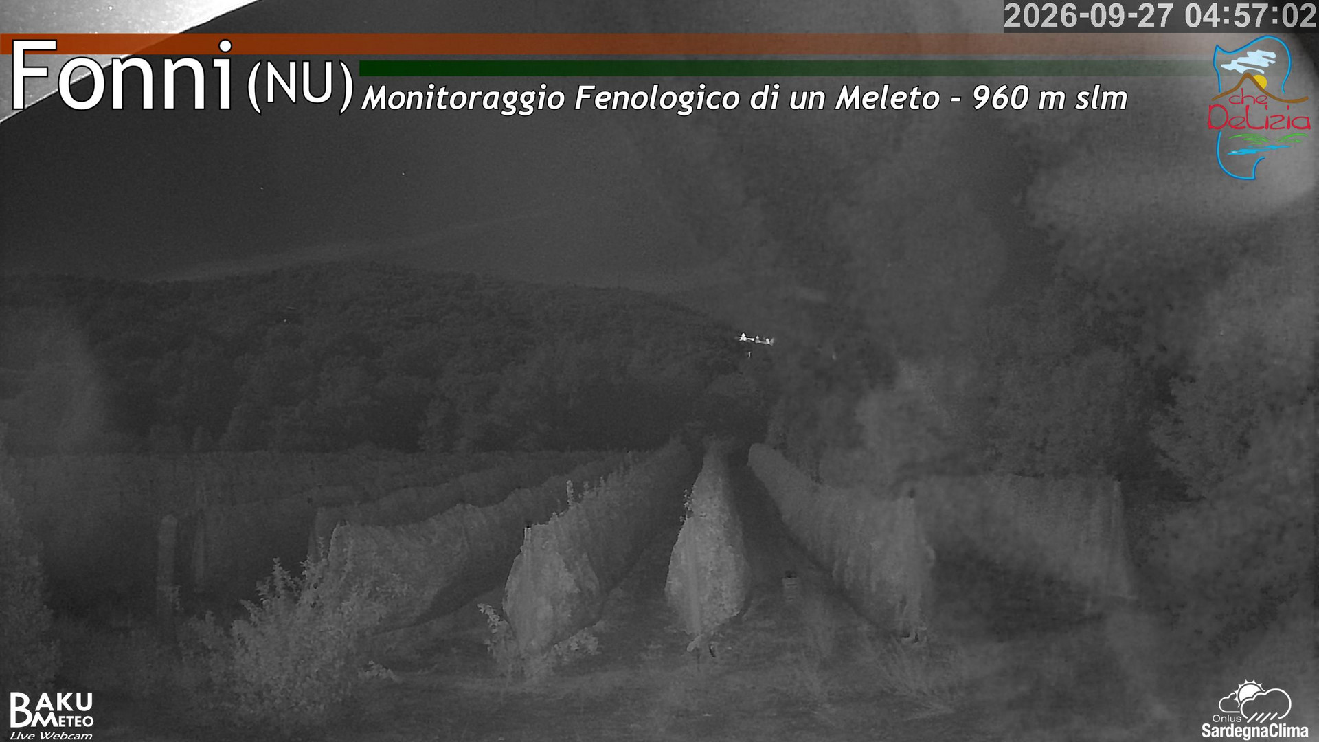 time-lapse frame, Fonni Meleto webcam