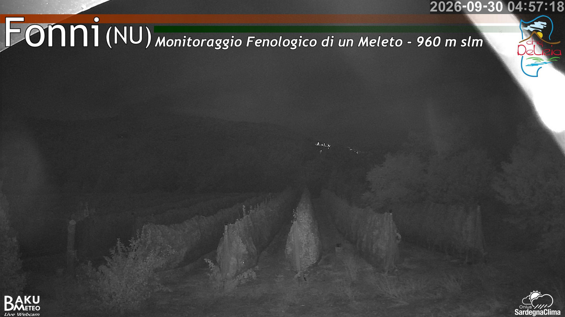 time-lapse frame, Fonni Meleto webcam