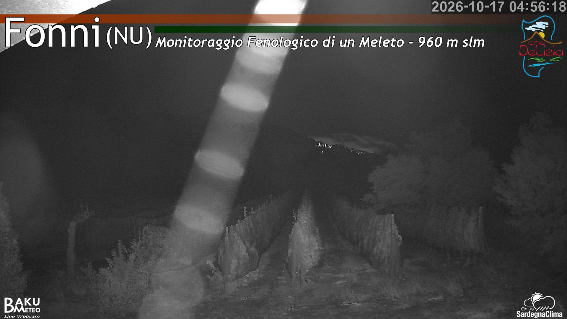 time-lapse frame, Fonni Meleto webcam