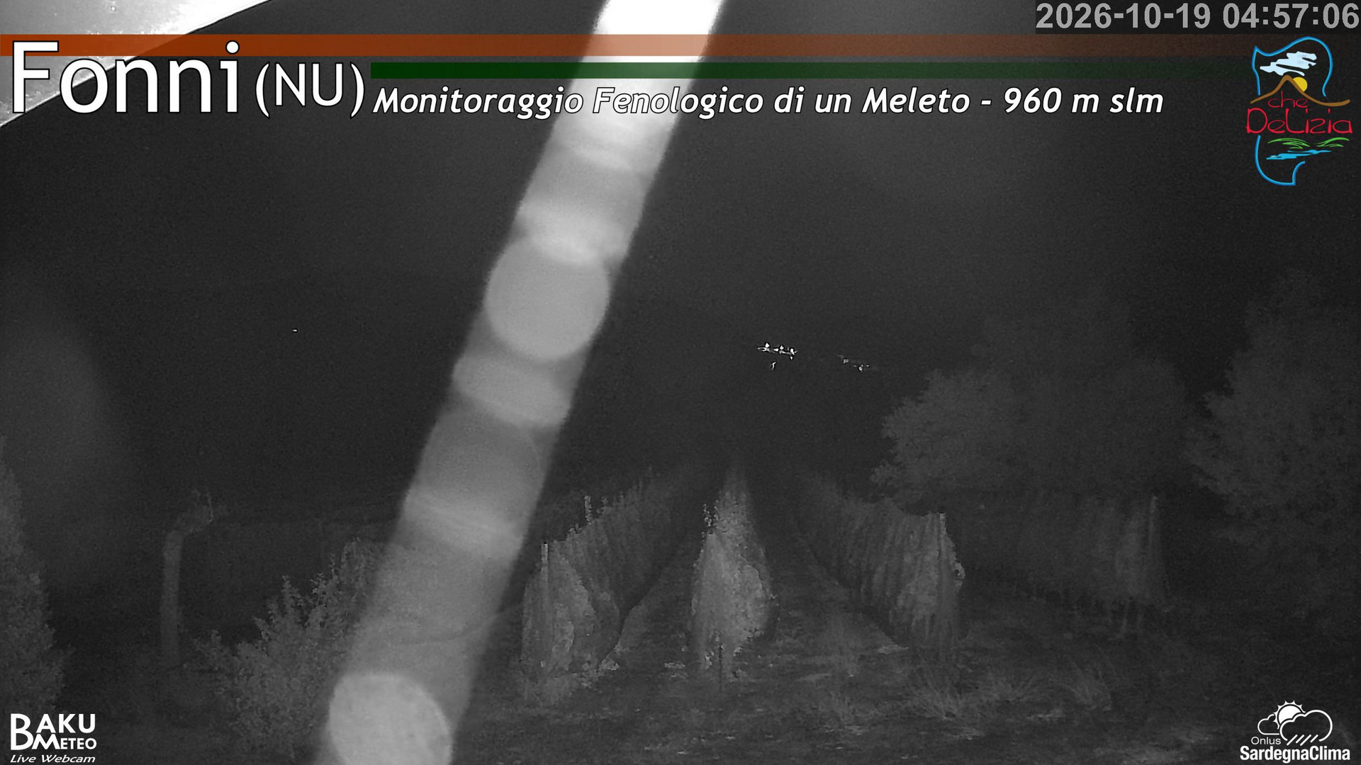 time-lapse frame, Fonni Meleto webcam