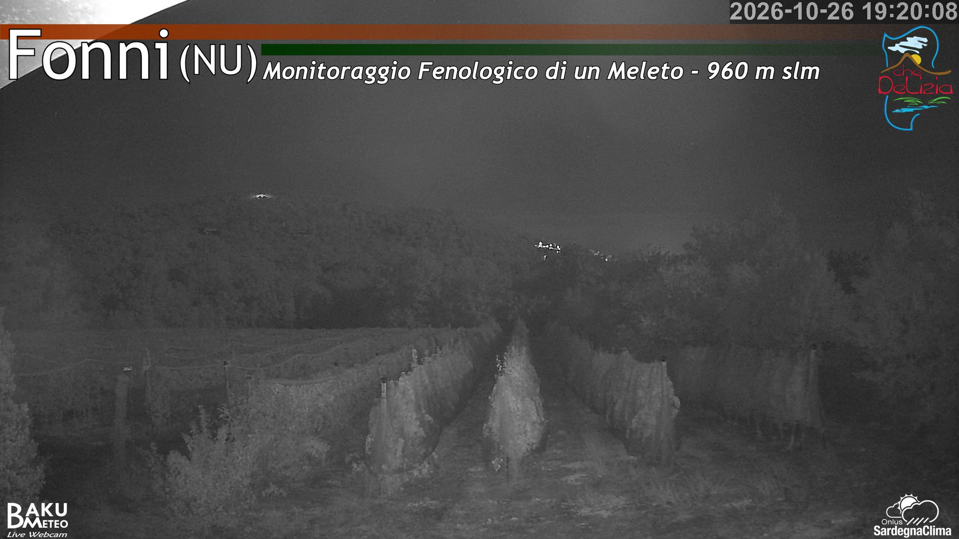 time-lapse frame, Fonni Meleto webcam