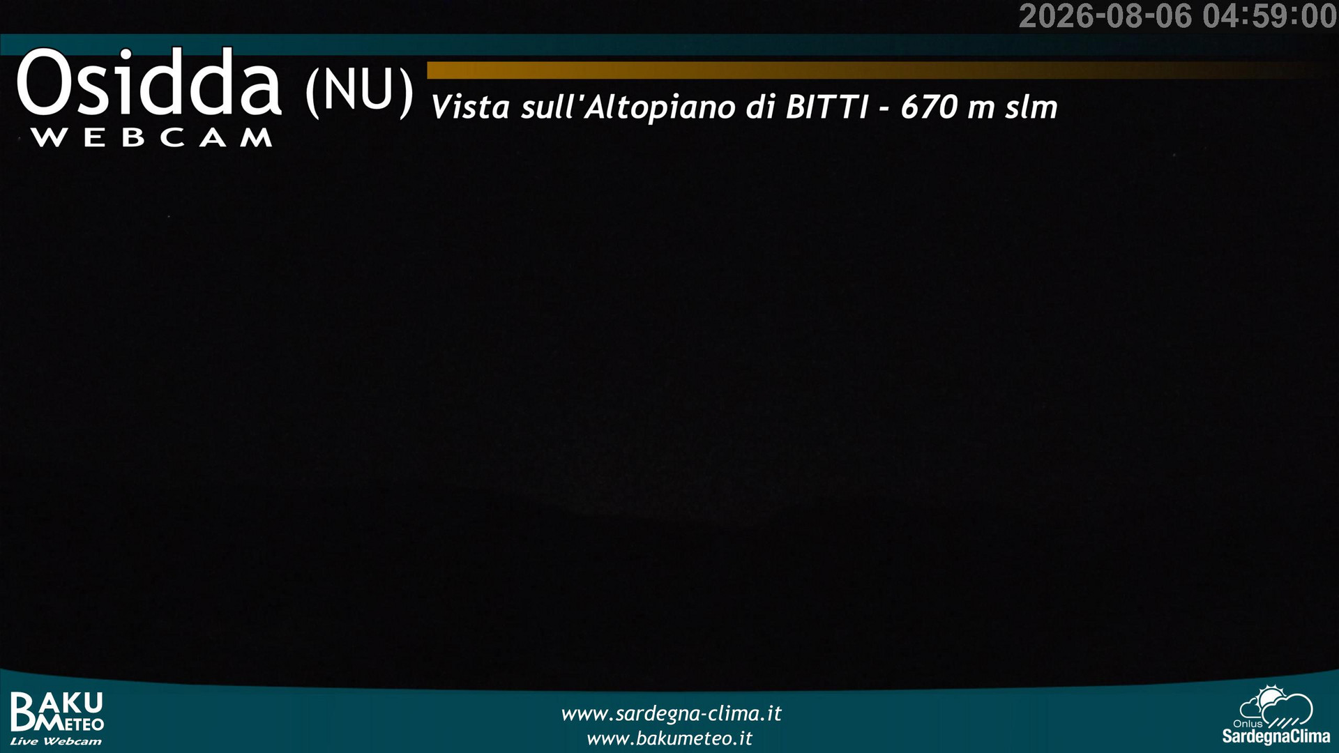 time-lapse frame, Osidda webcam