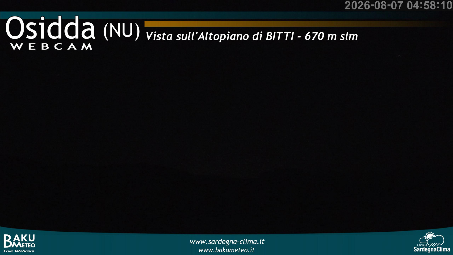 time-lapse frame, Osidda webcam