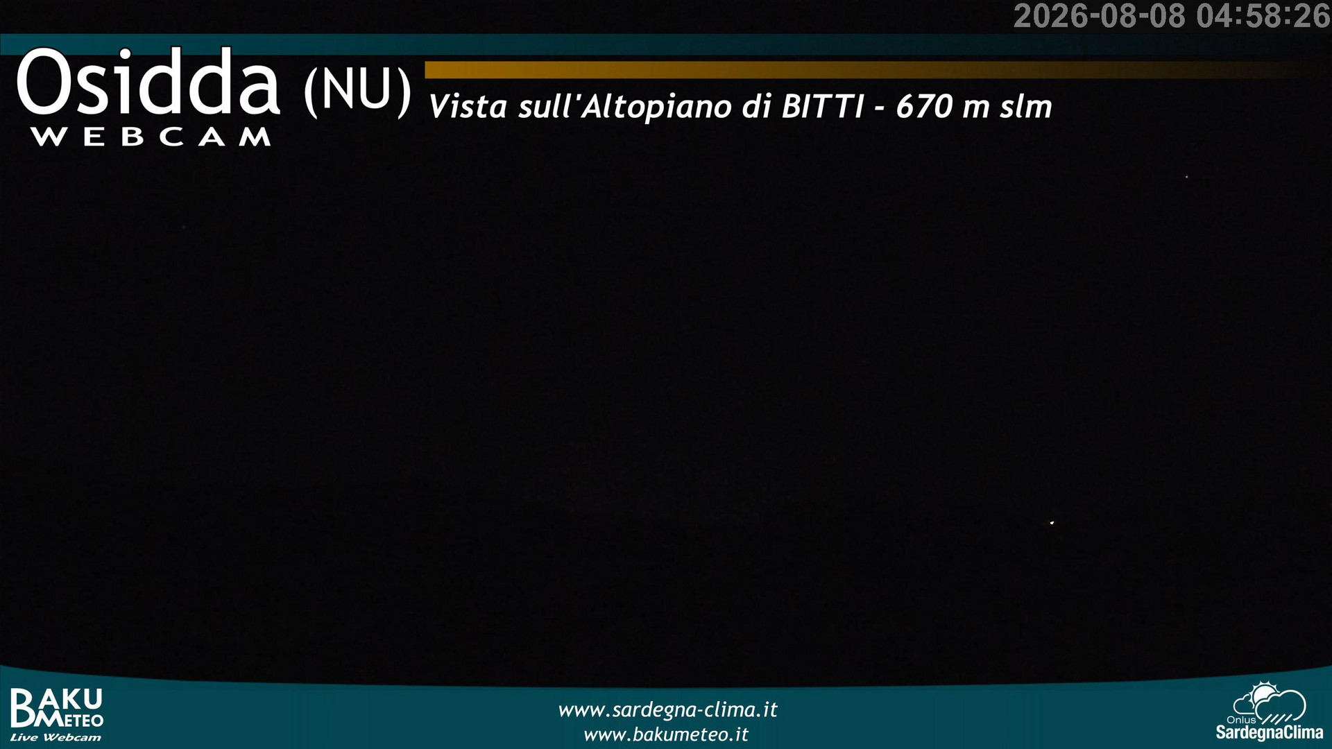 time-lapse frame, Osidda webcam