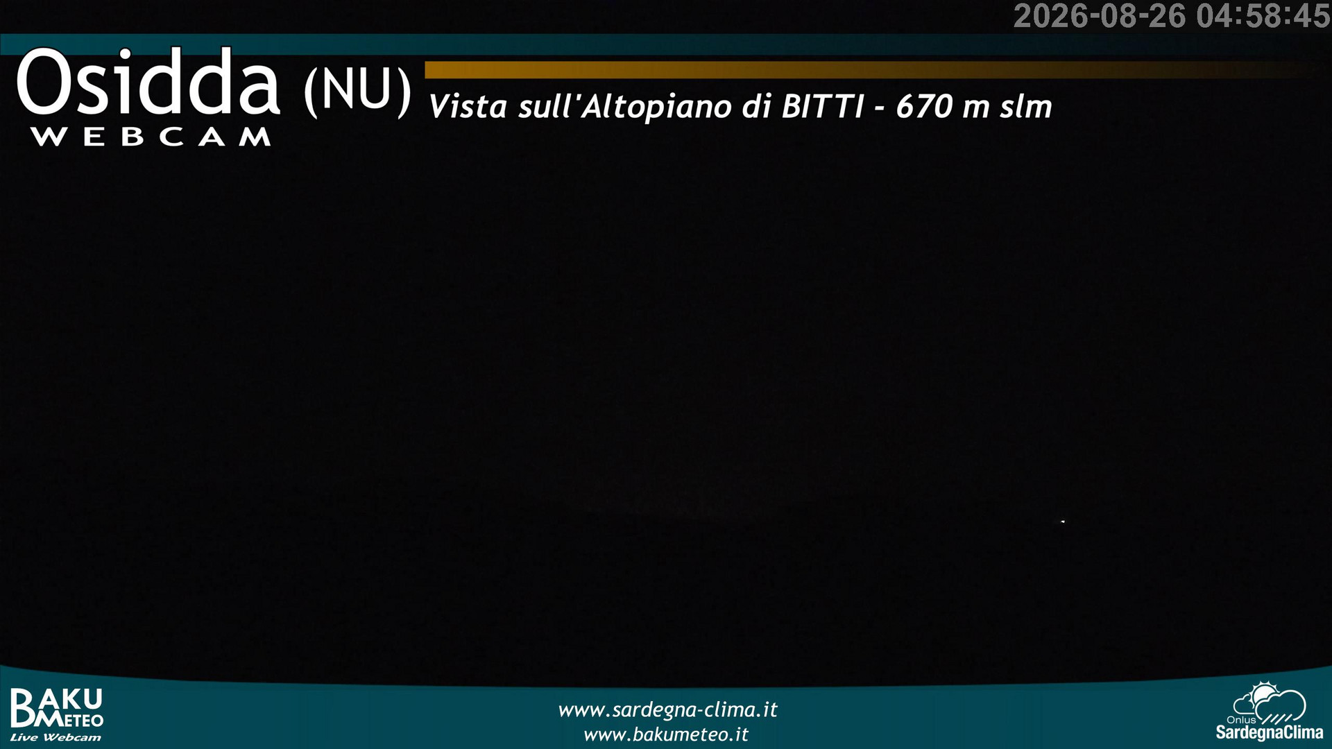 time-lapse frame, Osidda webcam