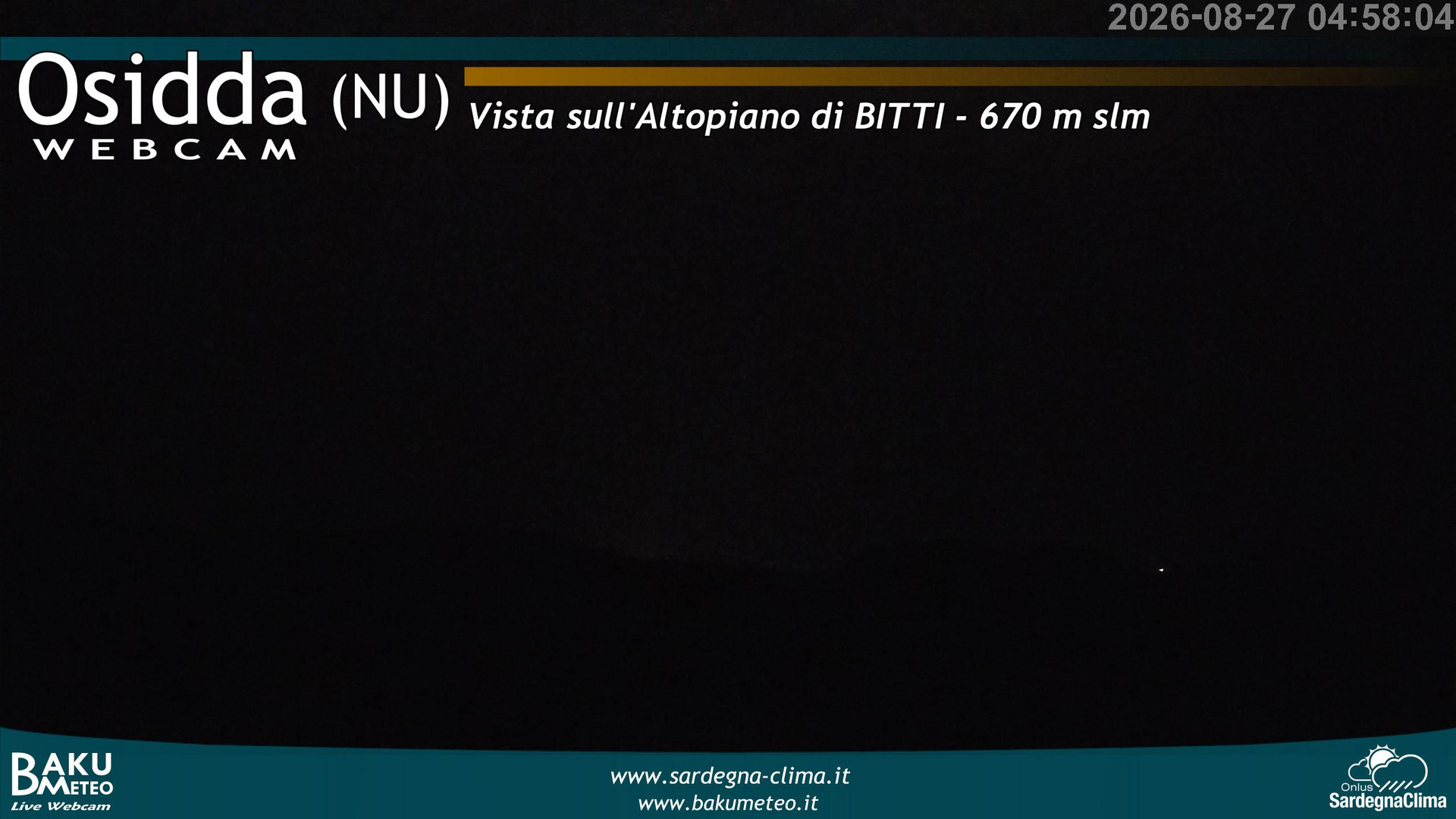 time-lapse frame, Osidda webcam