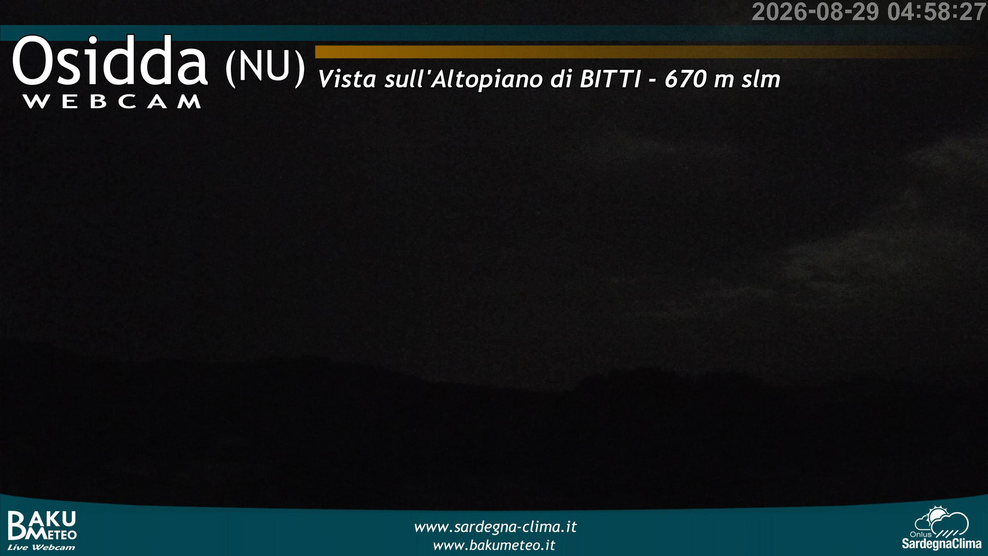 time-lapse frame, Osidda webcam