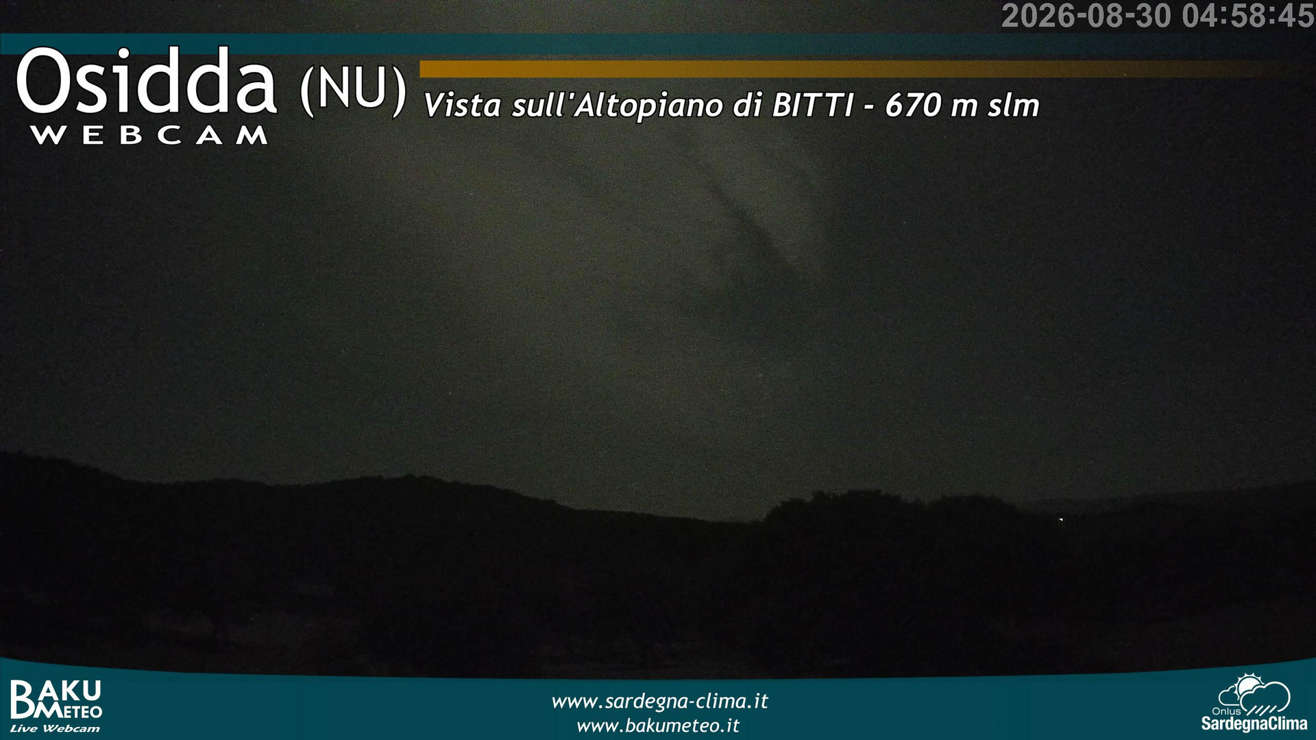 time-lapse frame, Osidda webcam