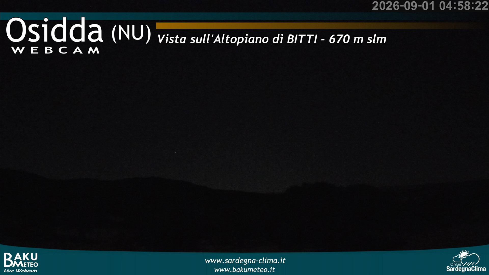 time-lapse frame, Osidda webcam
