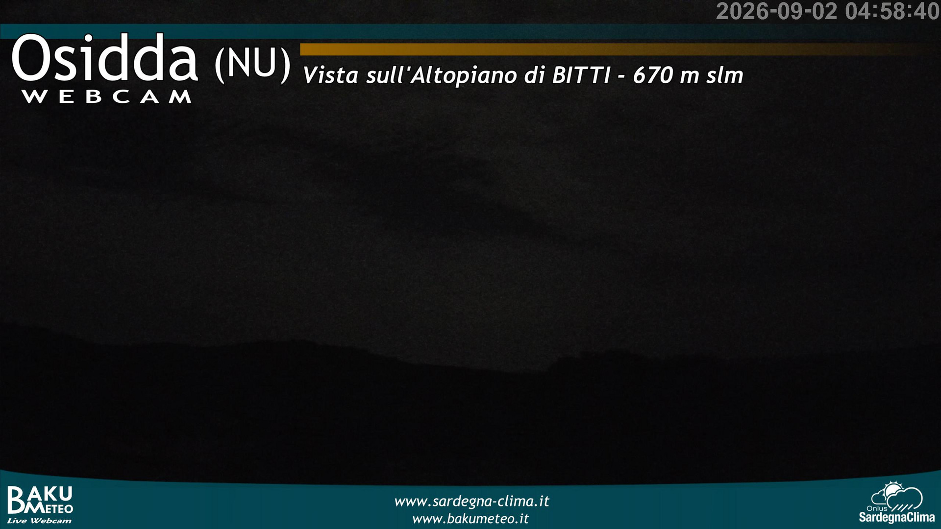 time-lapse frame, Osidda webcam