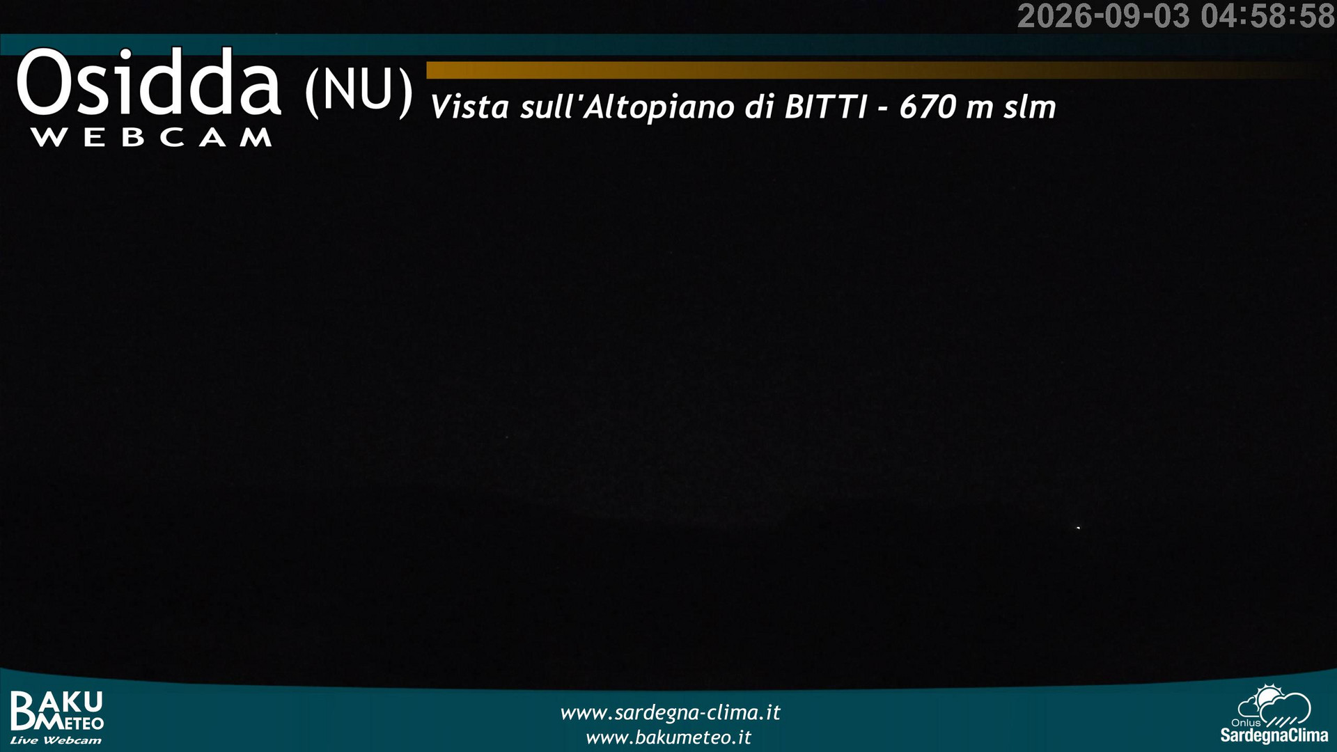 time-lapse frame, Osidda webcam