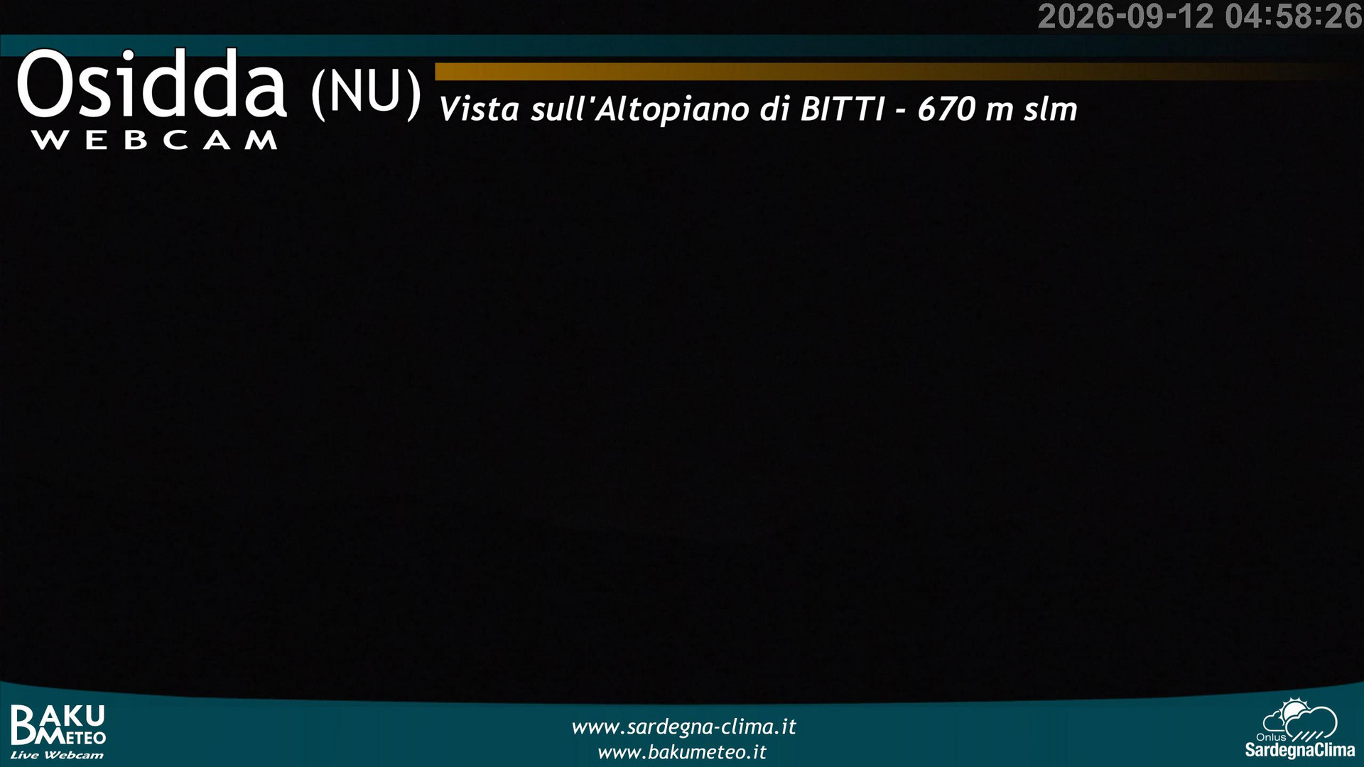 time-lapse frame, Osidda webcam