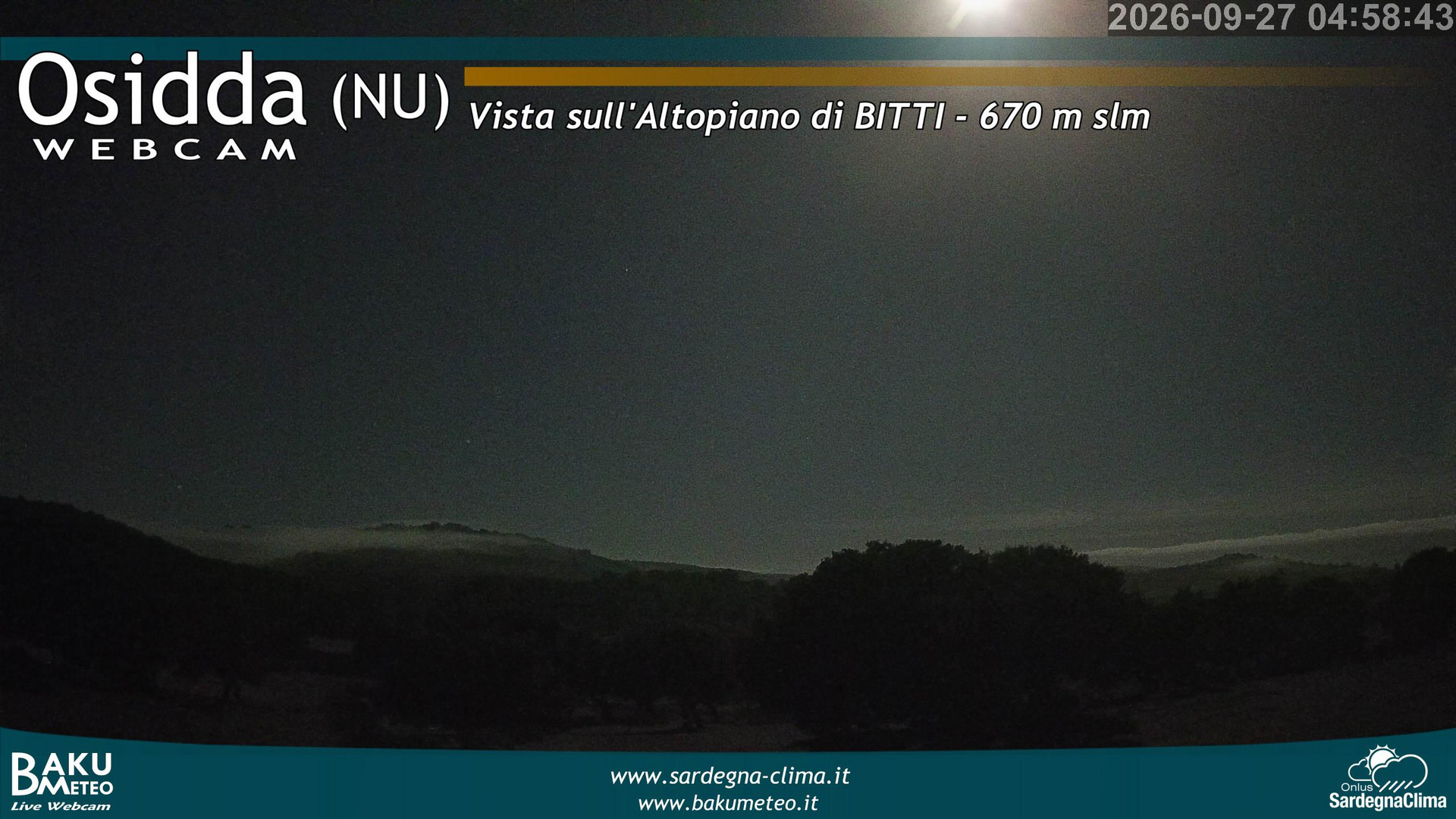 time-lapse frame, Osidda webcam