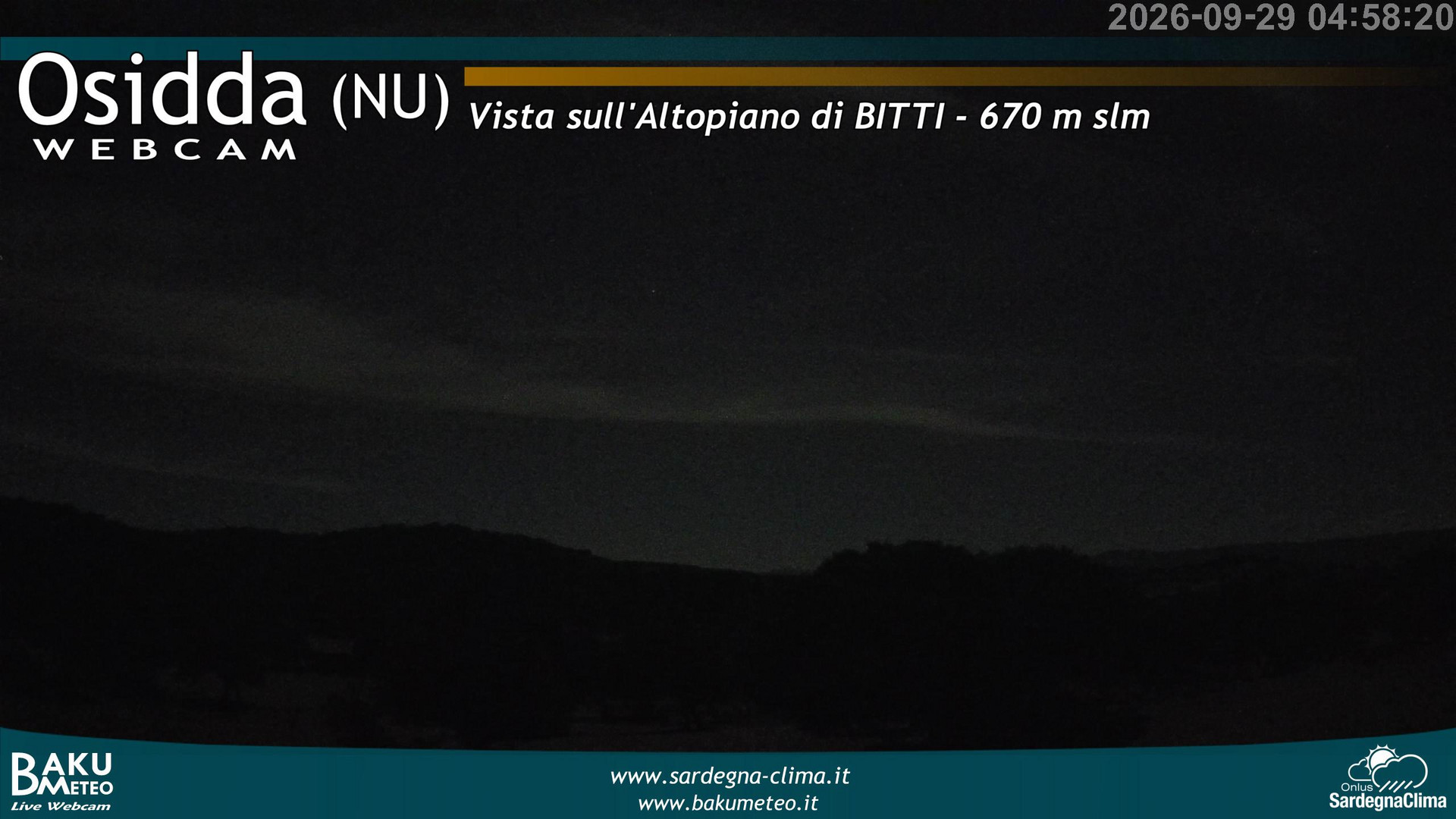time-lapse frame, Osidda webcam