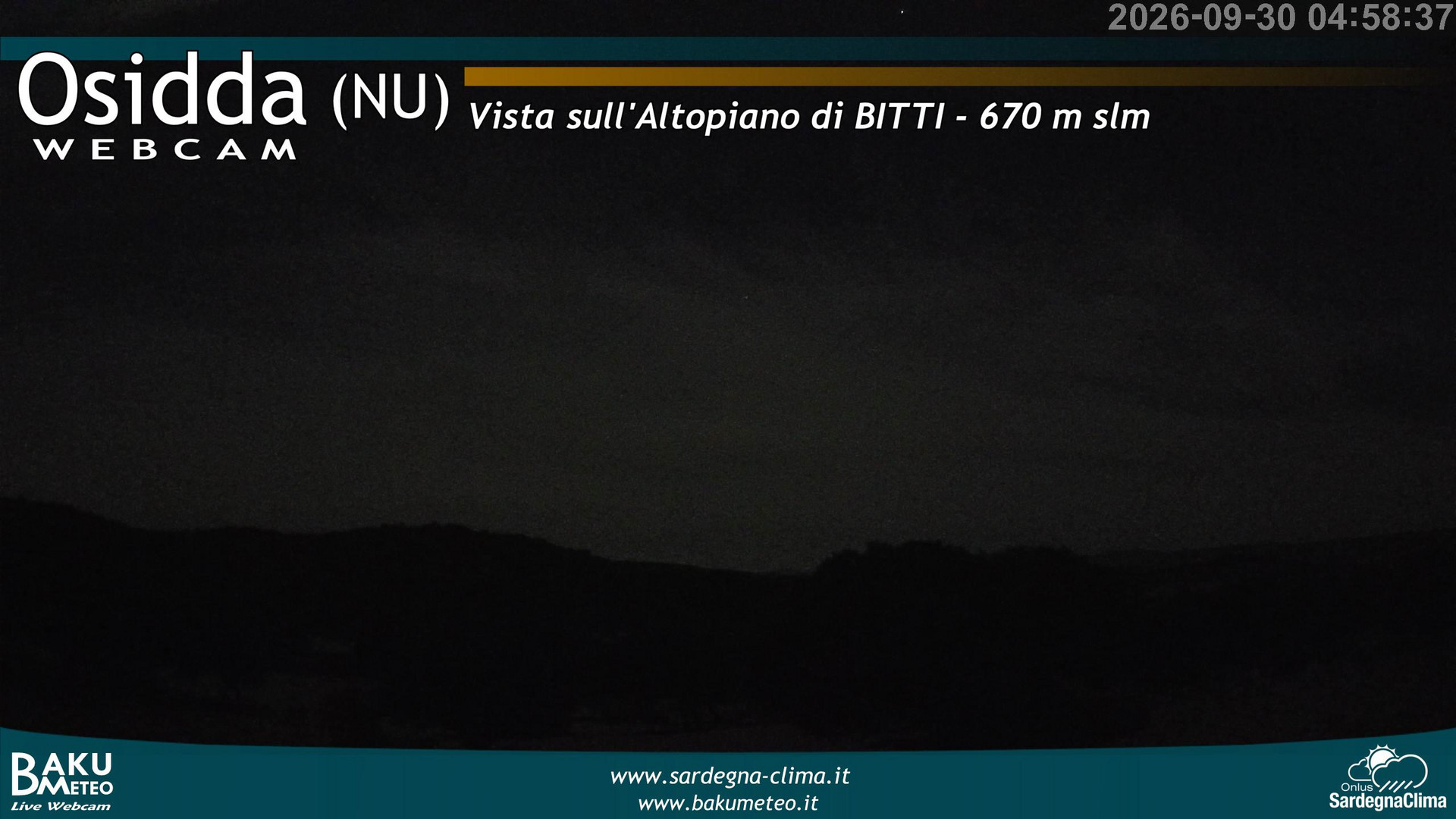 time-lapse frame, Osidda webcam