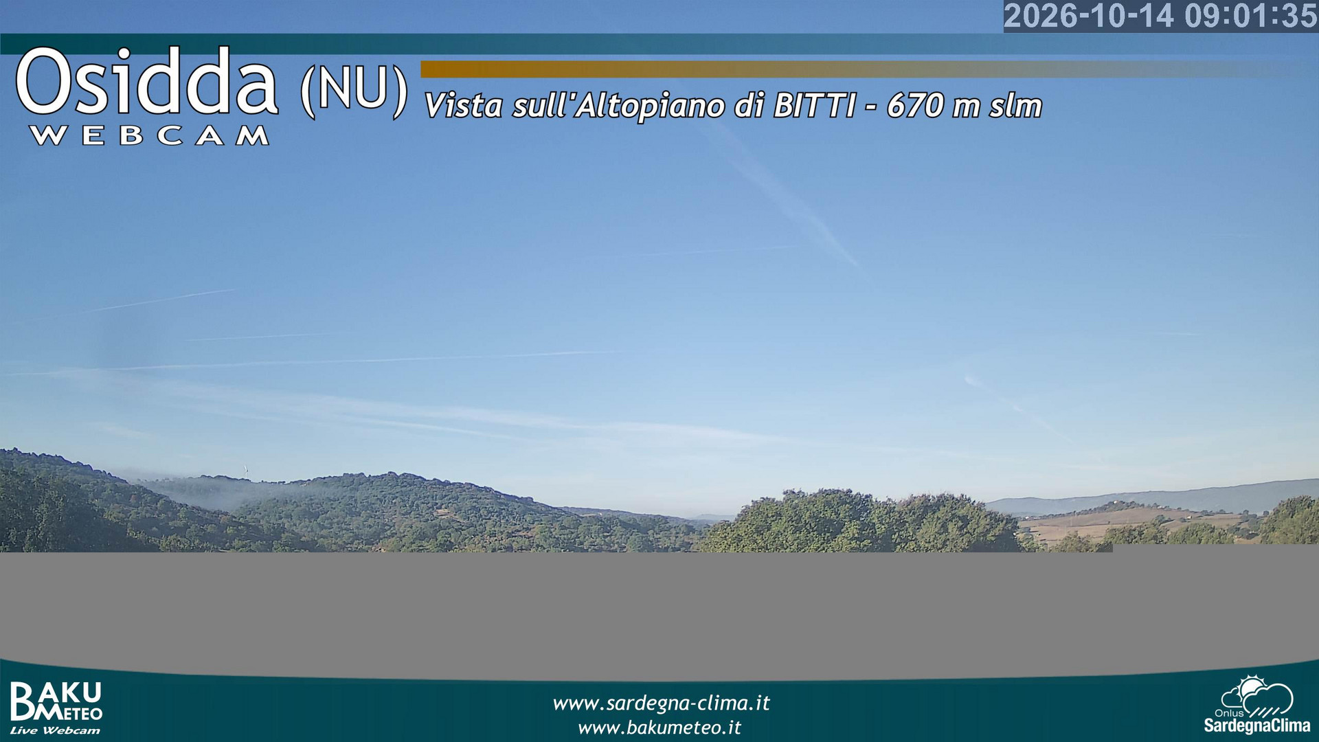 time-lapse frame, Osidda webcam