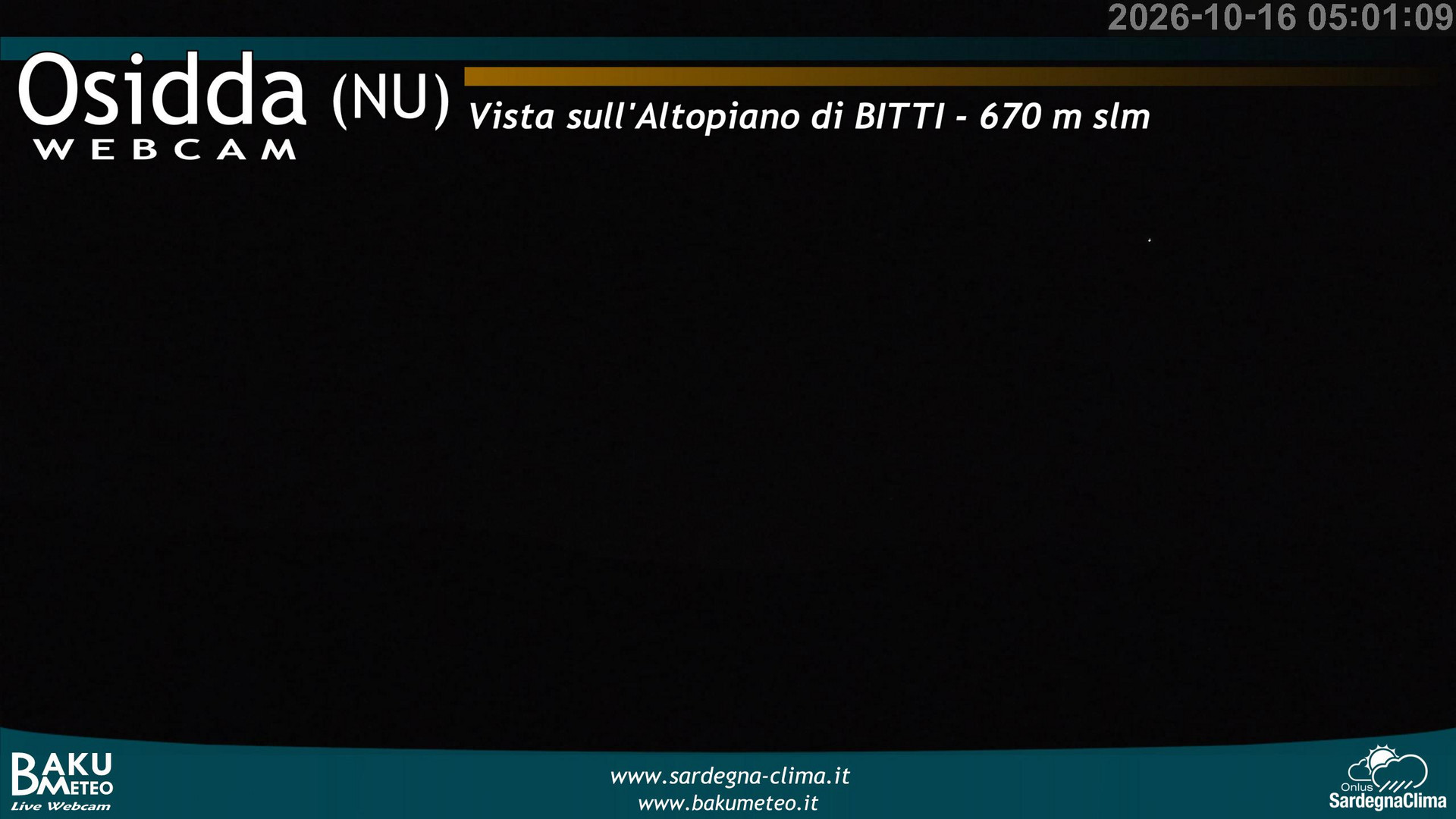 time-lapse frame, Osidda webcam