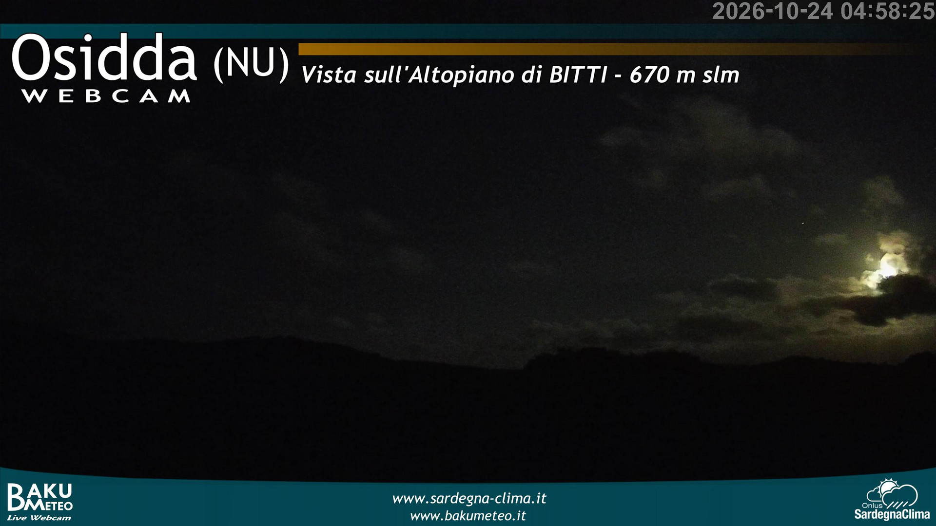 time-lapse frame, Osidda webcam