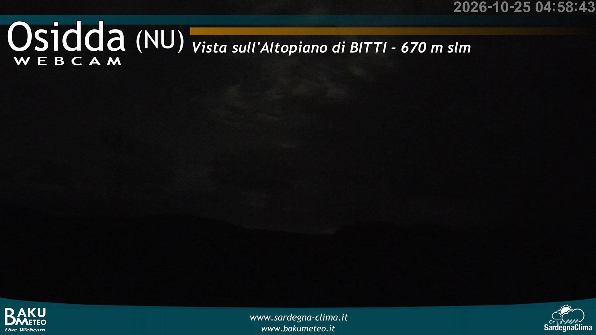 time-lapse frame, Osidda webcam