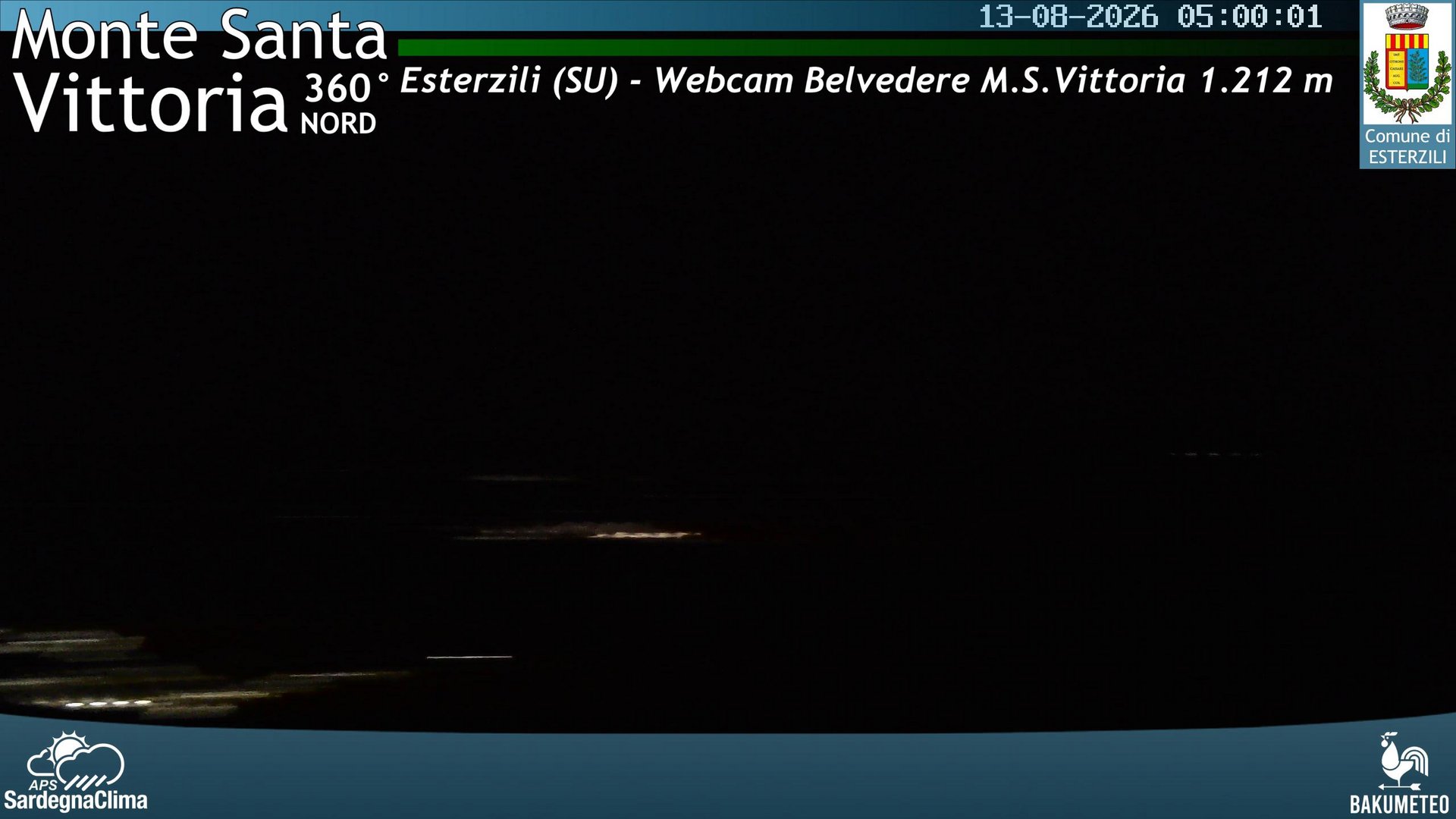 time-lapse frame, Monte Santa Vittoria Nord webcam