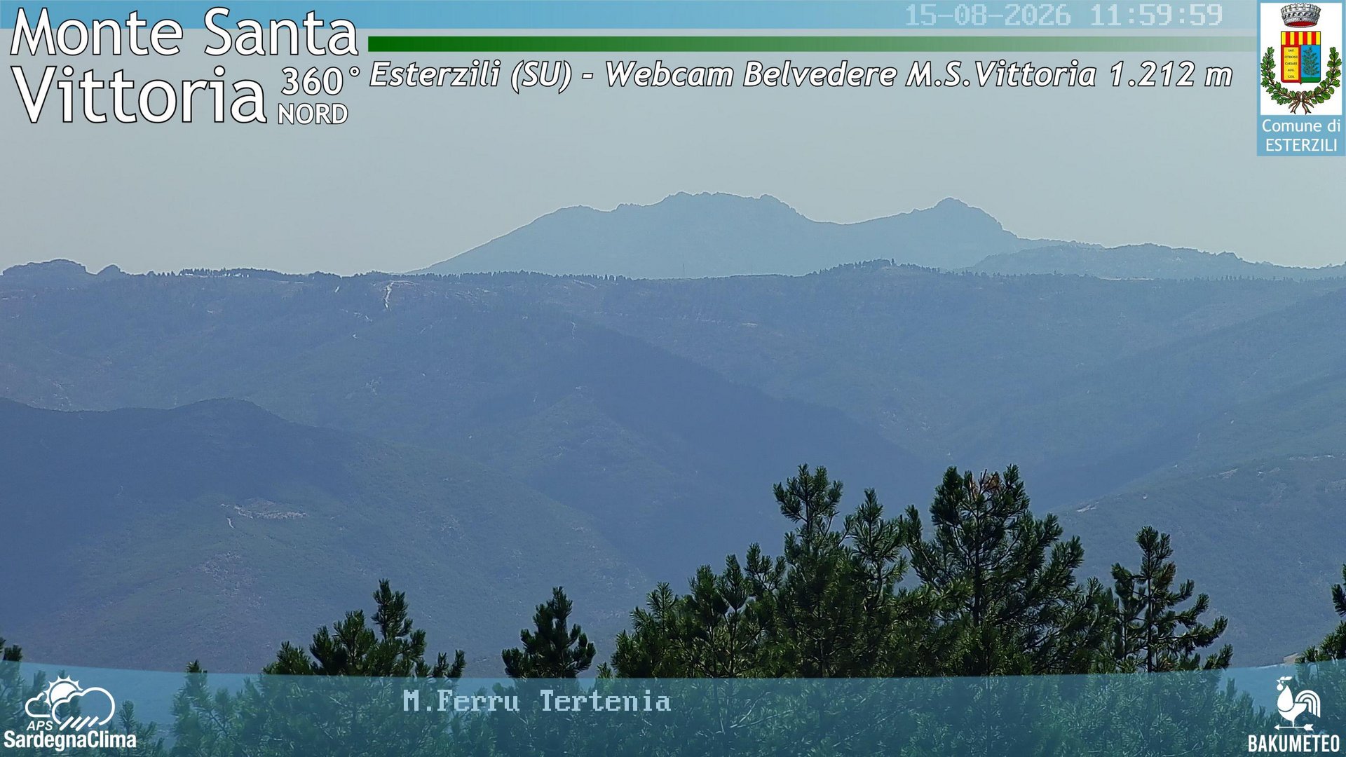 view from Monte Santa Vittoria Nord on 2026-08-15