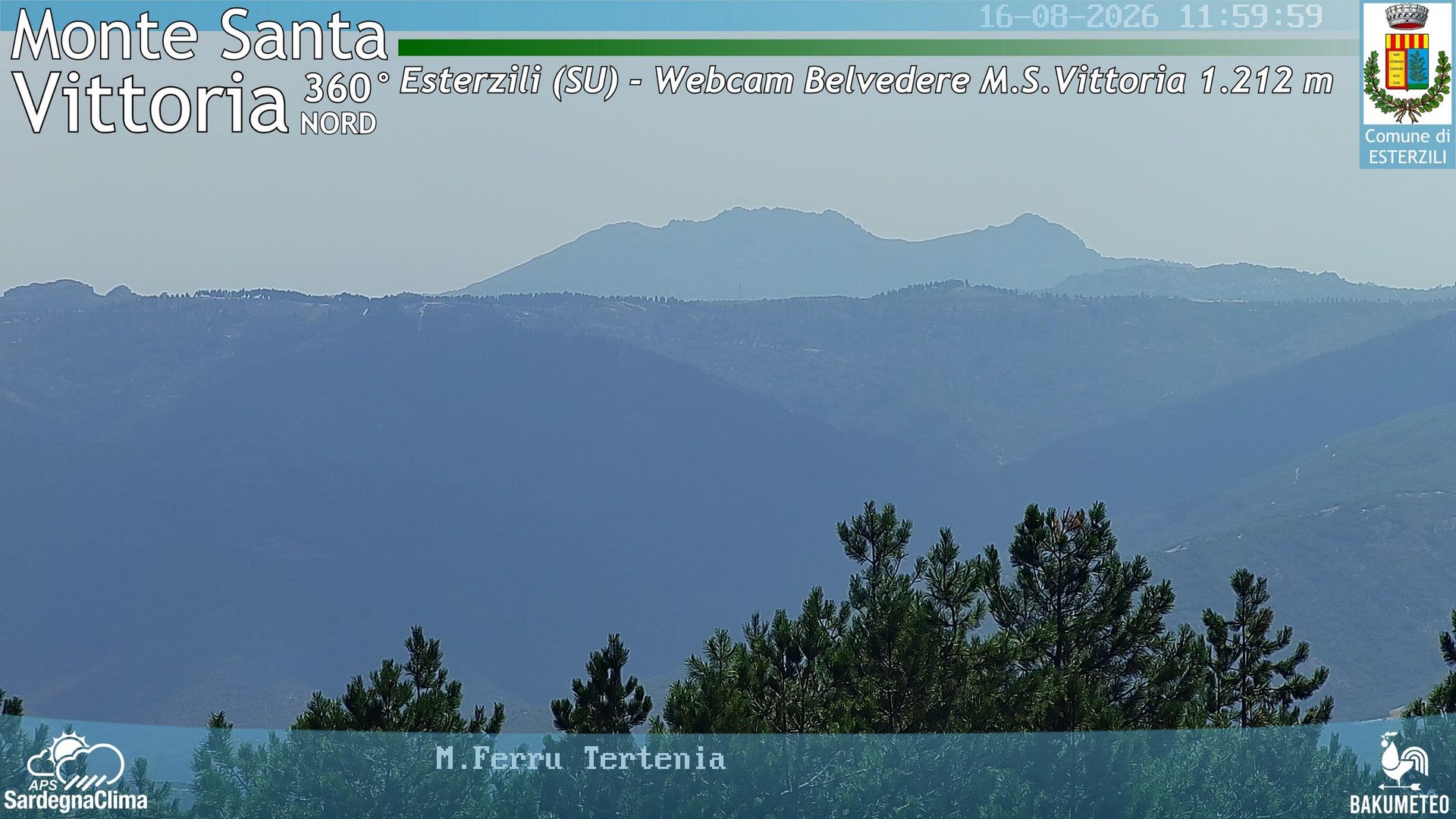 view from Monte Santa Vittoria Nord on 2026-08-16