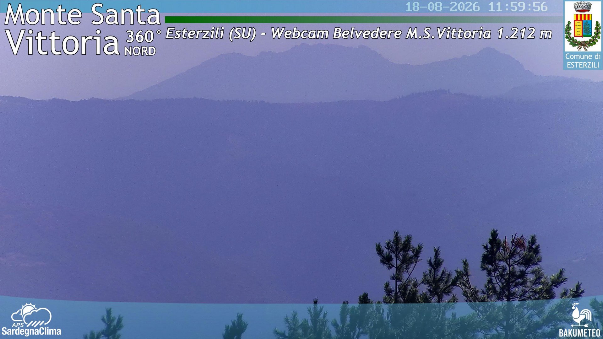 view from Monte Santa Vittoria Nord on 2026-08-18