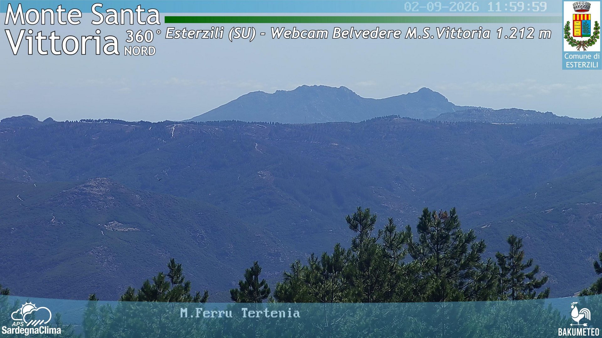view from Monte Santa Vittoria Nord on 2026-09-02