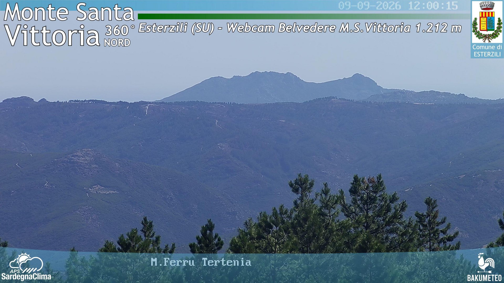 view from Monte Santa Vittoria Nord on 2026-09-09