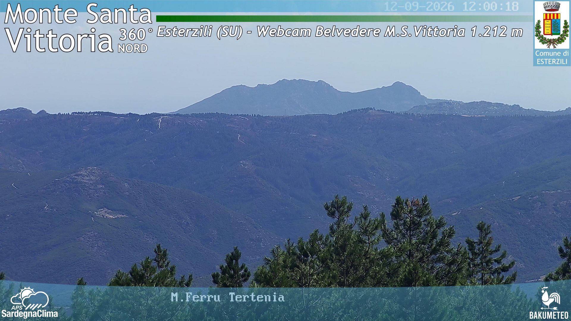view from Monte Santa Vittoria Nord on 2026-09-12