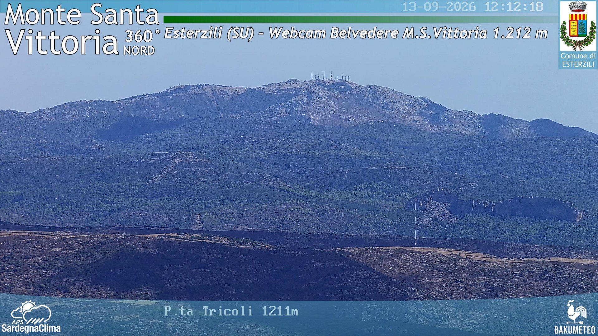 view from Monte Santa Vittoria Nord on 2026-09-13