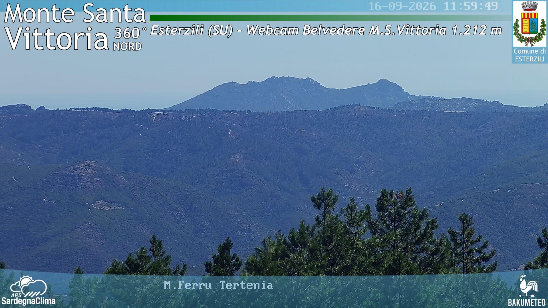 view from Monte Santa Vittoria Nord on 2026-09-16