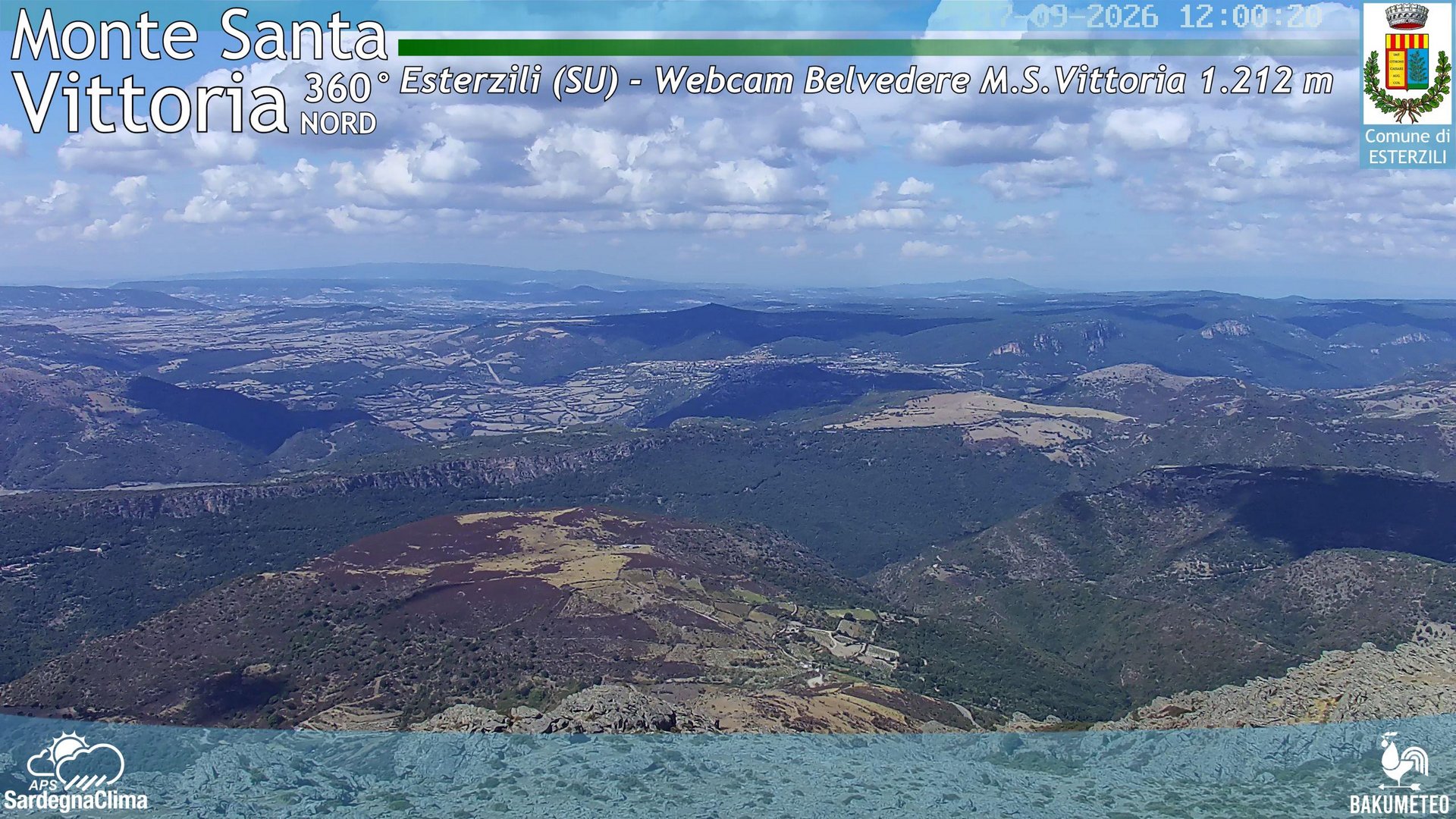 view from Monte Santa Vittoria Nord on 2026-09-17