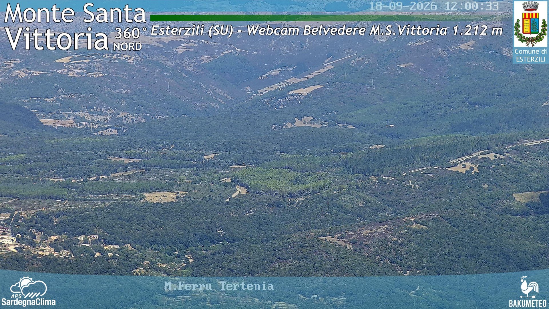 view from Monte Santa Vittoria Nord on 2026-09-18