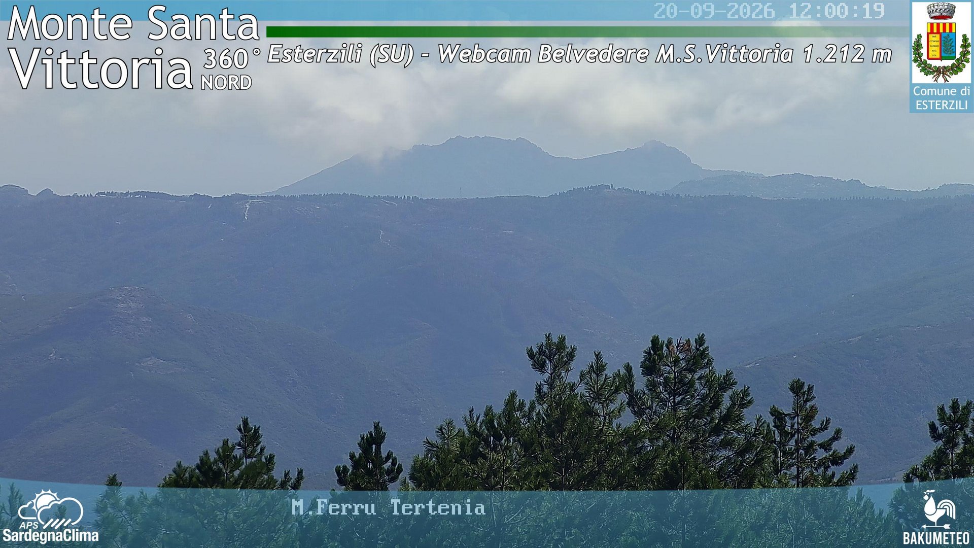 view from Monte Santa Vittoria Nord on 2026-09-20